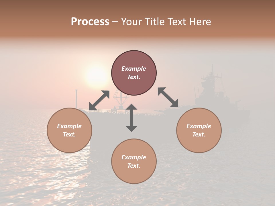 Metal Battle Border PowerPoint Template