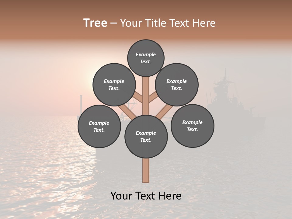 Metal Battle Border PowerPoint Template