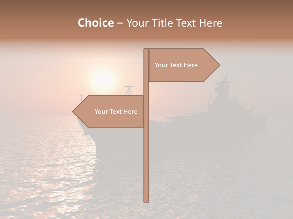 Metal Battle Border PowerPoint Template