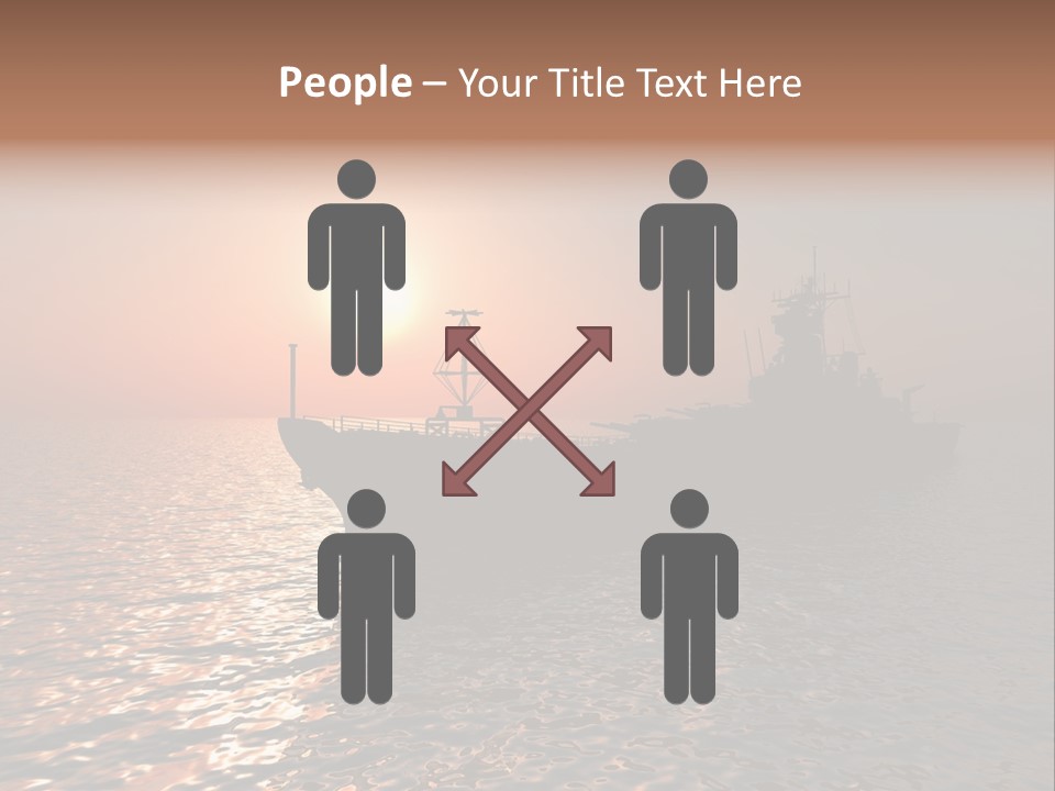 Metal Battle Border PowerPoint Template