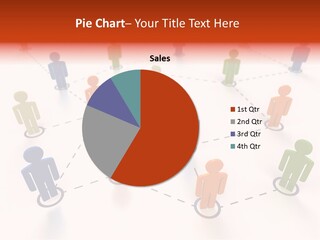 Social Network Data Structure Silhouette People Standing PowerPoint Template