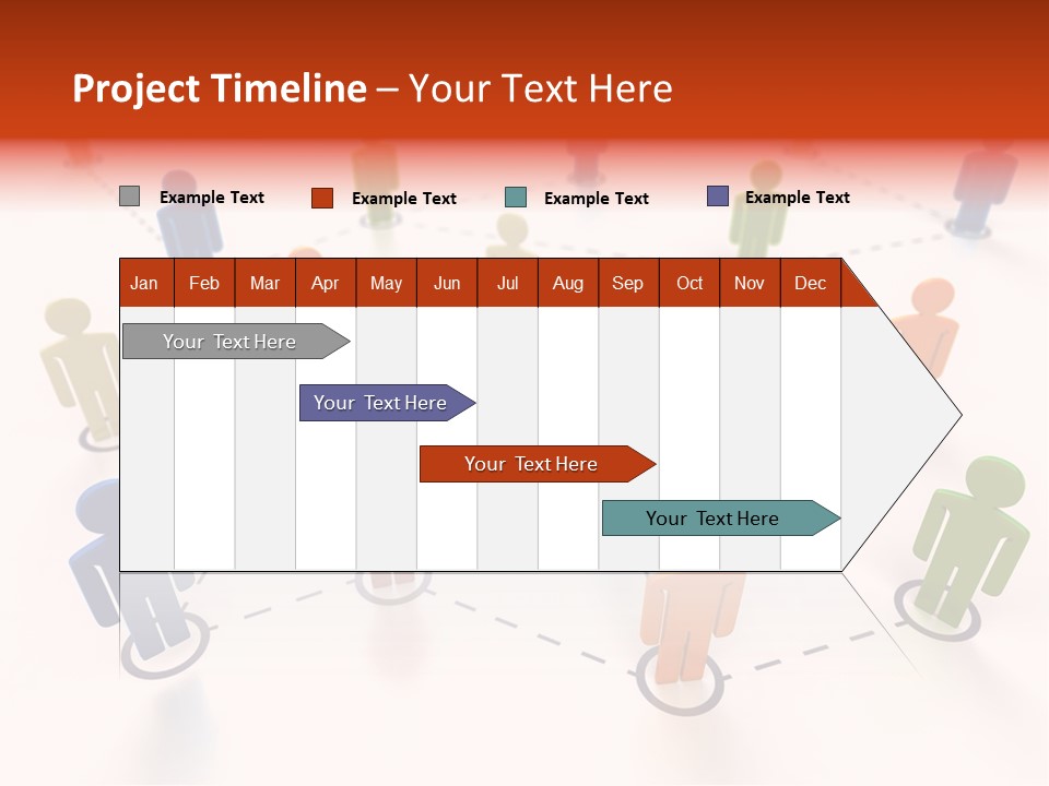 Social Network Data Structure Silhouette People Standing PowerPoint Template