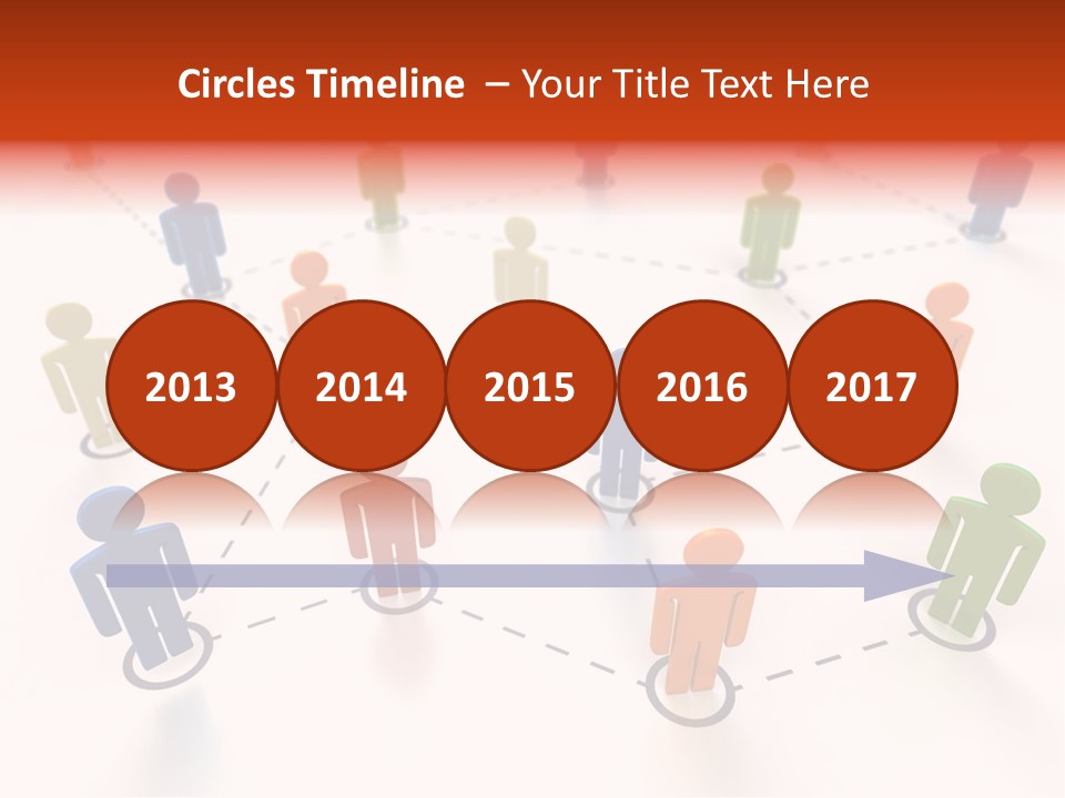 Social Network Data Structure Silhouette People Standing PowerPoint Template