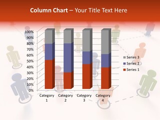 Social Network Data Structure Silhouette People Standing PowerPoint Template