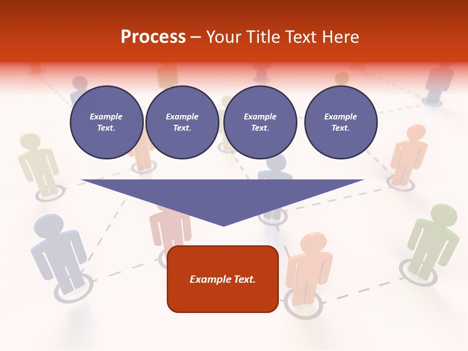 Social Network Data Structure Silhouette People Standing PowerPoint Template