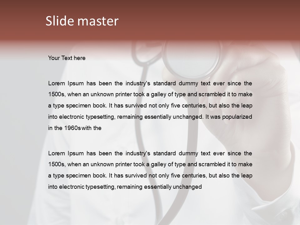 Holding Unwell Test PowerPoint Template