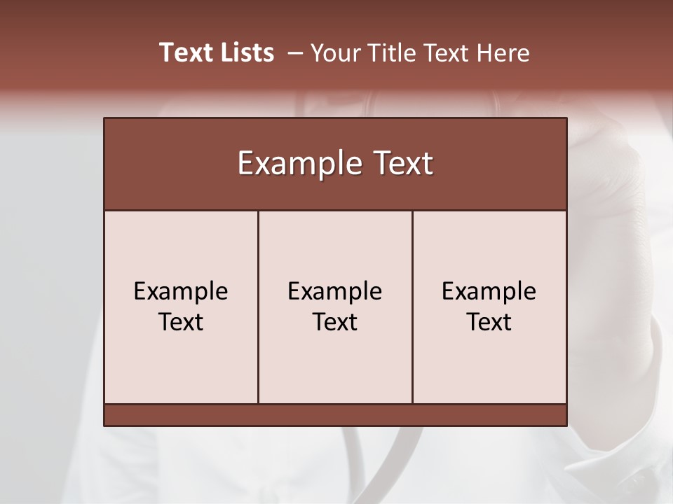 Holding Unwell Test PowerPoint Template