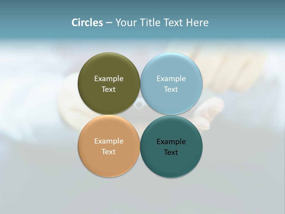 Touching Cell Dialing PowerPoint Template