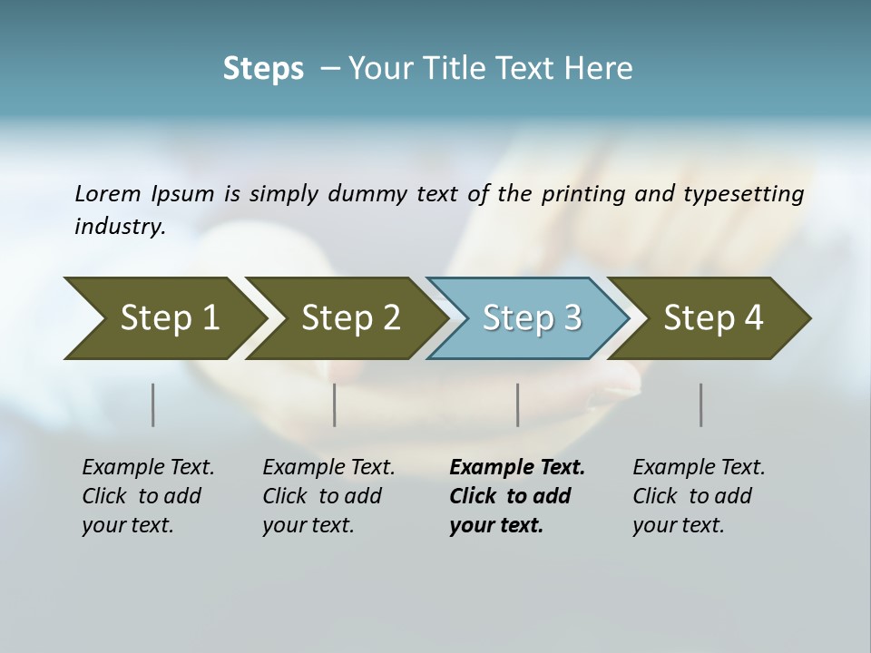 Touching Cell Dialing PowerPoint Template
