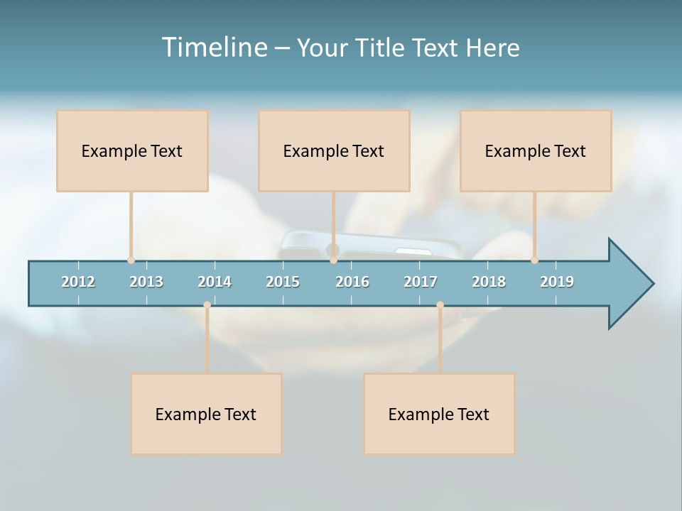 Touching Cell Dialing PowerPoint Template
