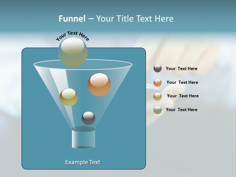 Touching Cell Dialing PowerPoint Template
