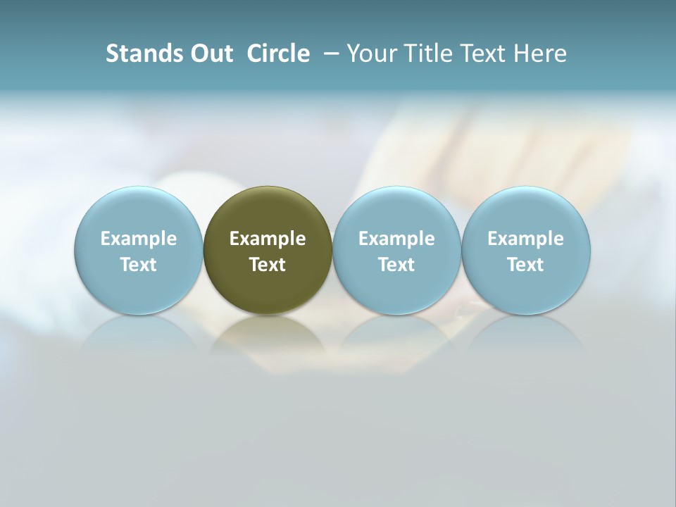 Touching Cell Dialing PowerPoint Template