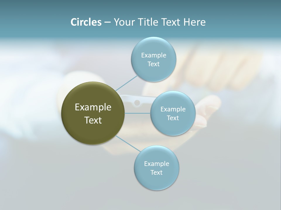 Touching Cell Dialing PowerPoint Template