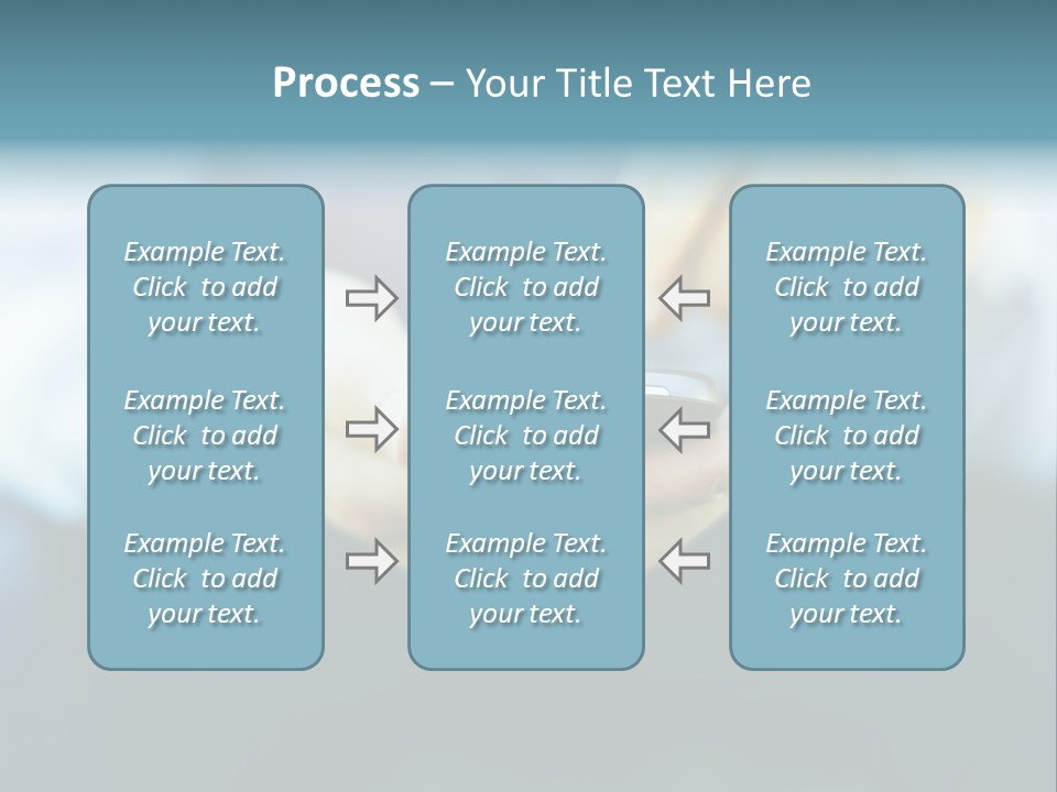 Touching Cell Dialing PowerPoint Template
