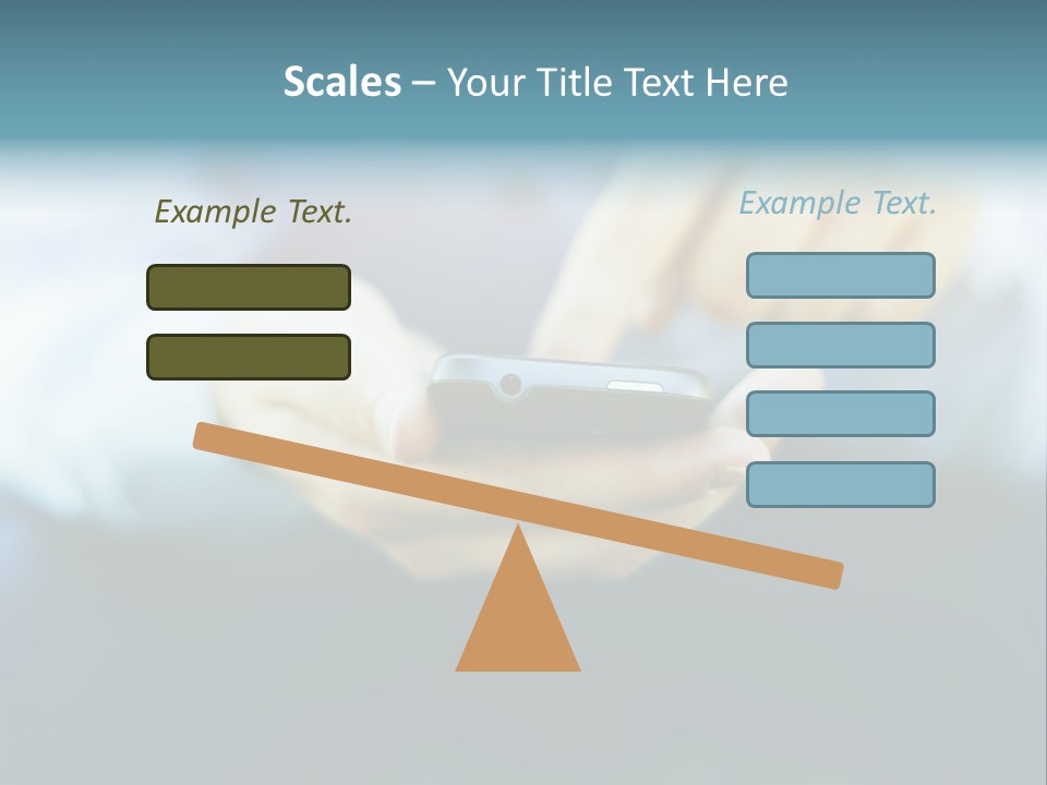 Touching Cell Dialing PowerPoint Template