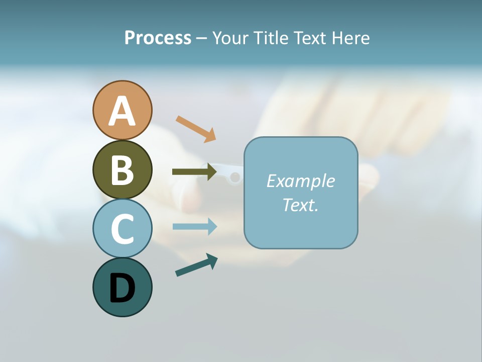Touching Cell Dialing PowerPoint Template