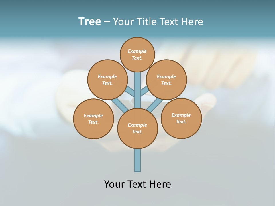 Touching Cell Dialing PowerPoint Template