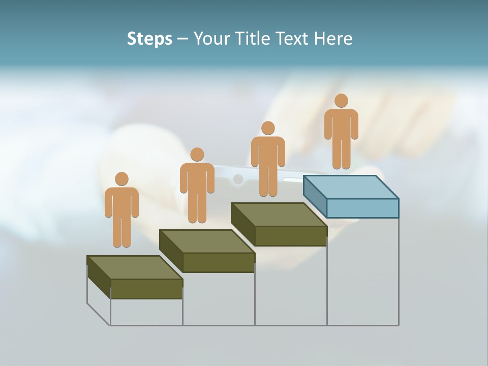 Touching Cell Dialing PowerPoint Template
