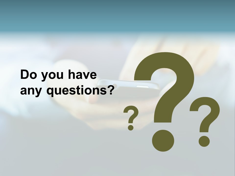 Touching Cell Dialing PowerPoint Template