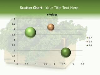 Leaf Vegetable Container Healthy PowerPoint Template