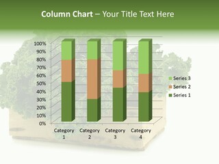 Leaf Vegetable Container Healthy PowerPoint Template