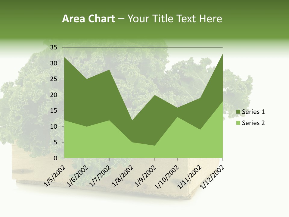 Leaf Vegetable Container Healthy PowerPoint Template