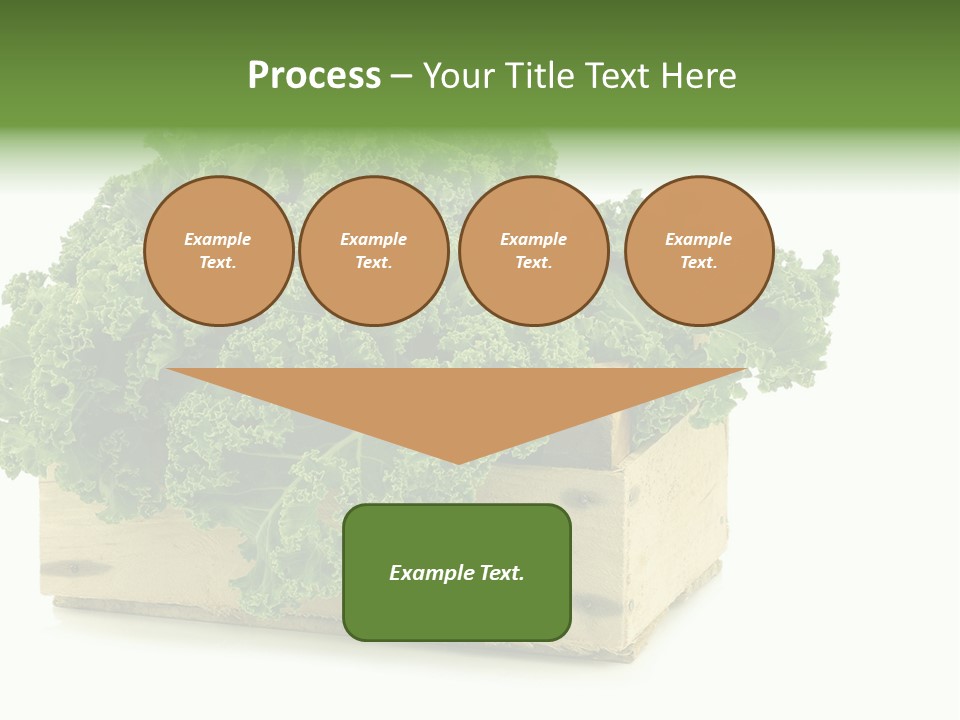 Leaf Vegetable Container Healthy PowerPoint Template