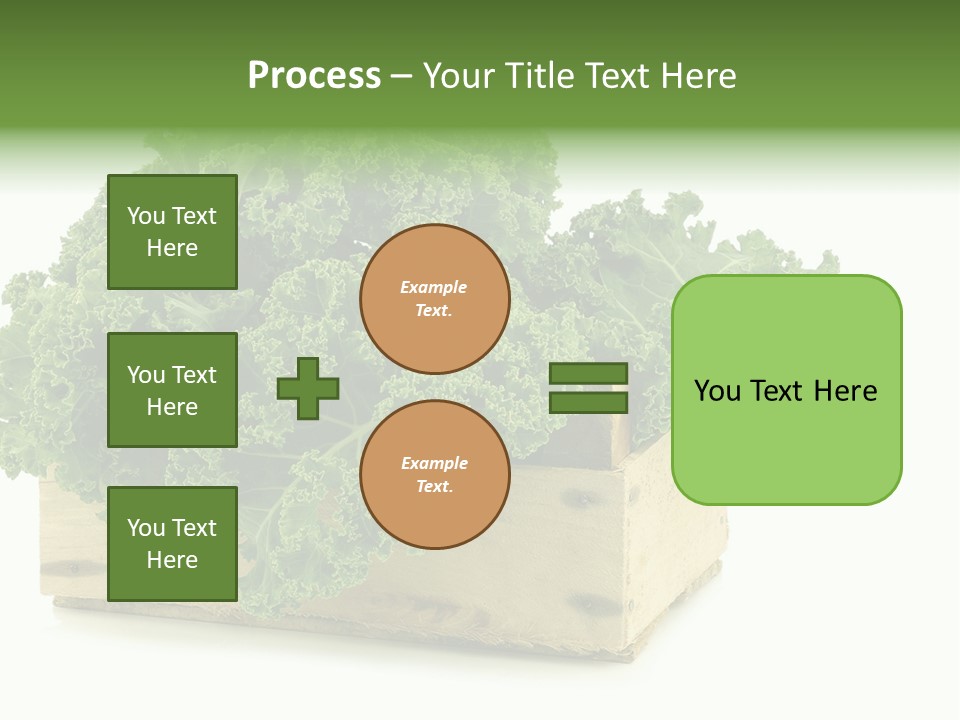 Leaf Vegetable Container Healthy PowerPoint Template