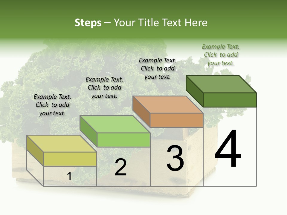 Leaf Vegetable Container Healthy PowerPoint Template