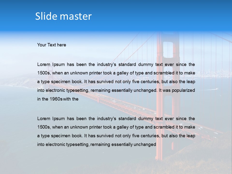 Sky Francisco Summer PowerPoint Template
