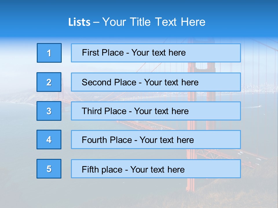 Sky Francisco Summer PowerPoint Template