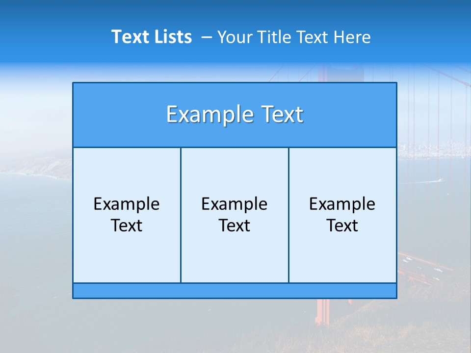 Sky Francisco Summer PowerPoint Template