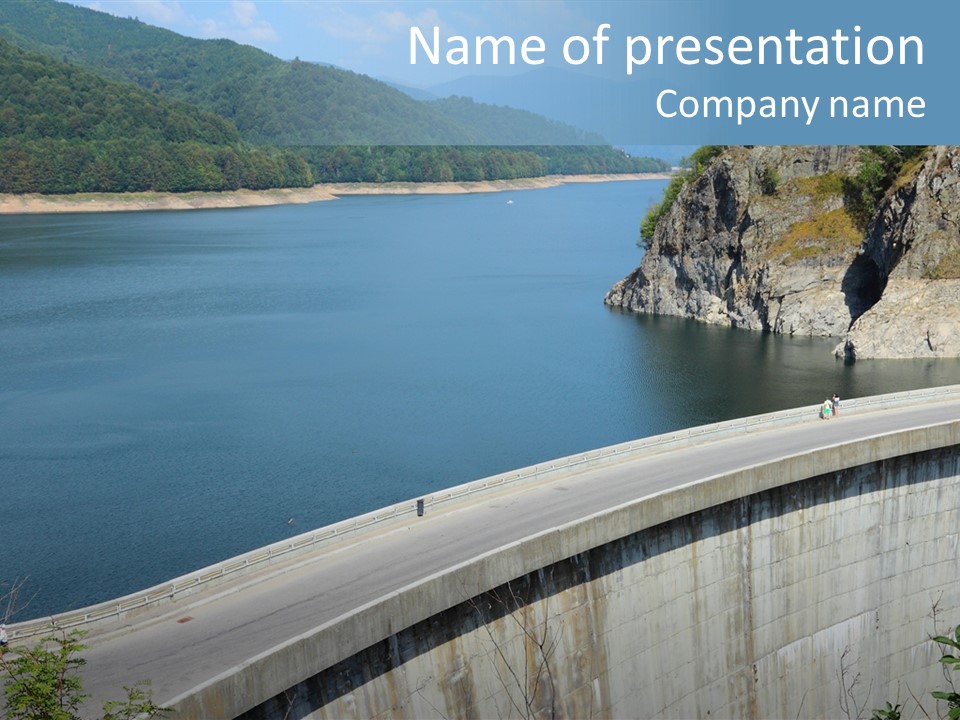 Industry Concrete Electricity PowerPoint Template