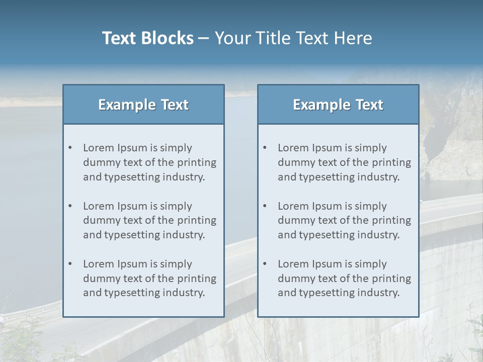 Industry Concrete Electricity PowerPoint Template