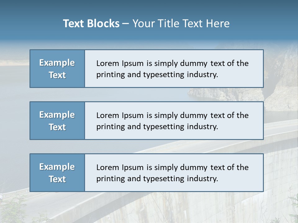 Industry Concrete Electricity PowerPoint Template