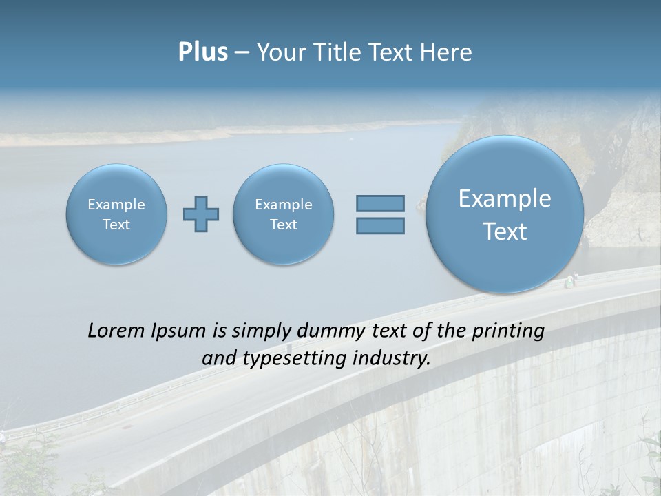 Industry Concrete Electricity PowerPoint Template