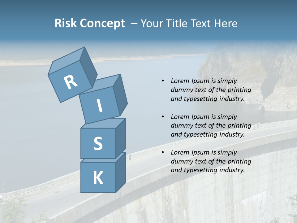 Industry Concrete Electricity PowerPoint Template