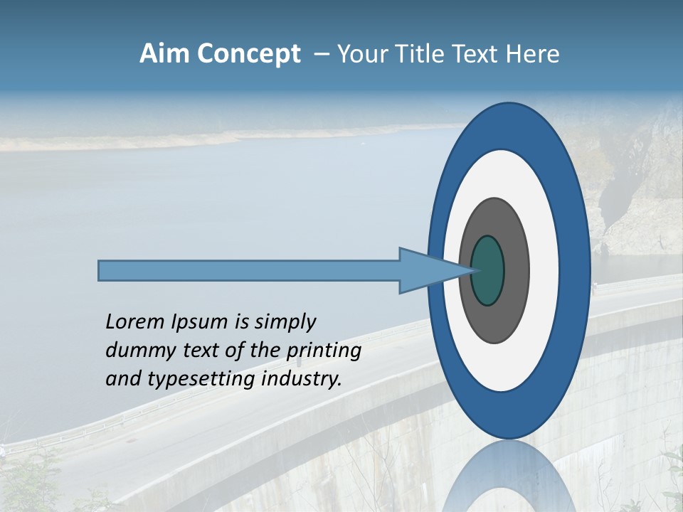 Industry Concrete Electricity PowerPoint Template