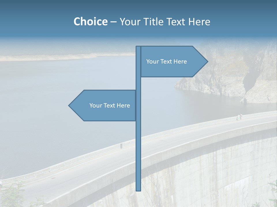 Industry Concrete Electricity PowerPoint Template