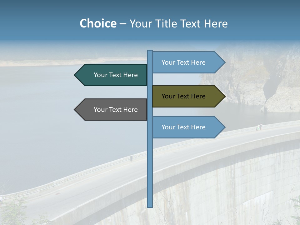 Industry Concrete Electricity PowerPoint Template