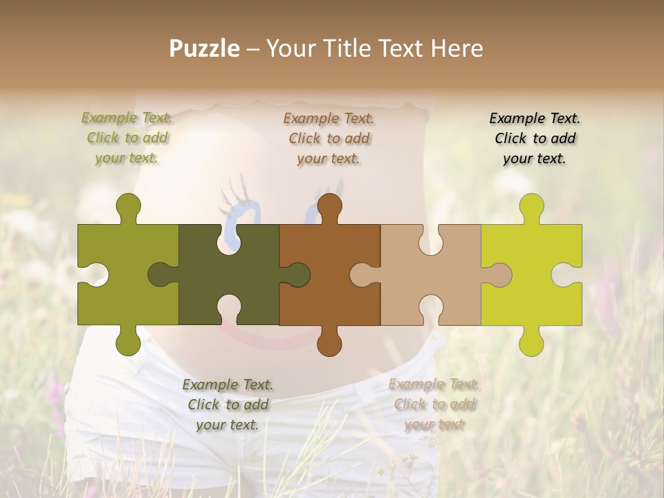 Cute Home Parenting PowerPoint Template