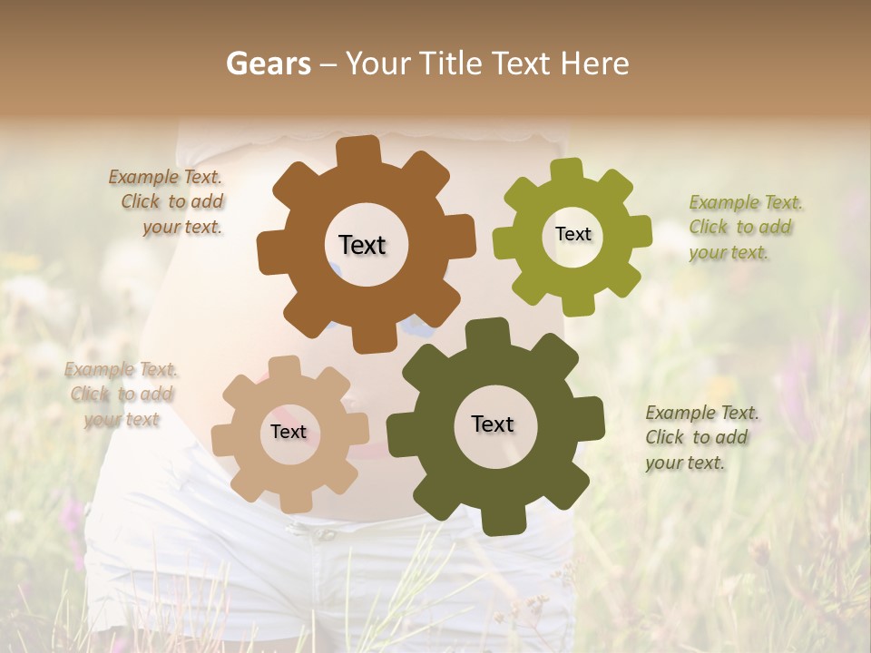 Cute Home Parenting PowerPoint Template