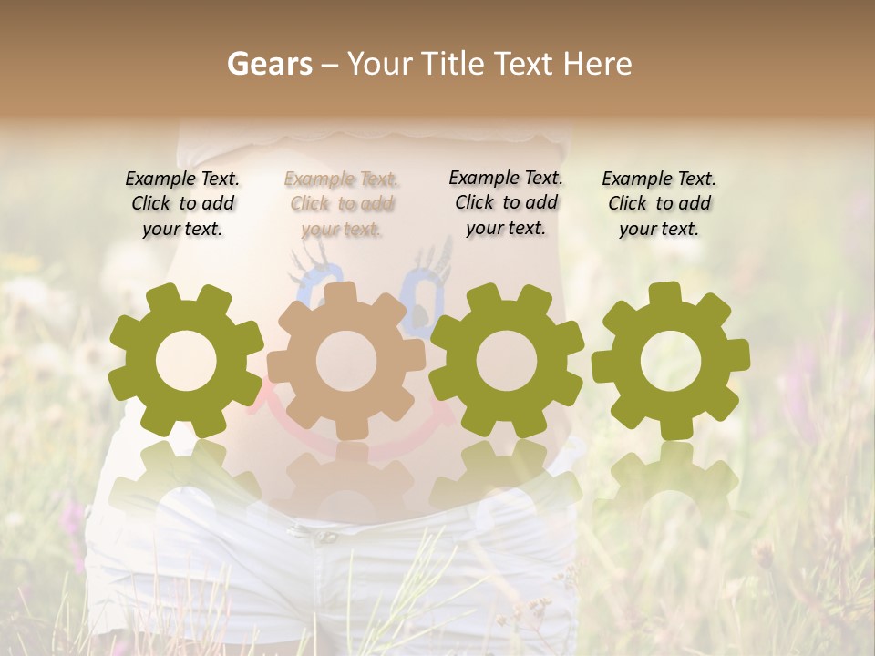 Cute Home Parenting PowerPoint Template