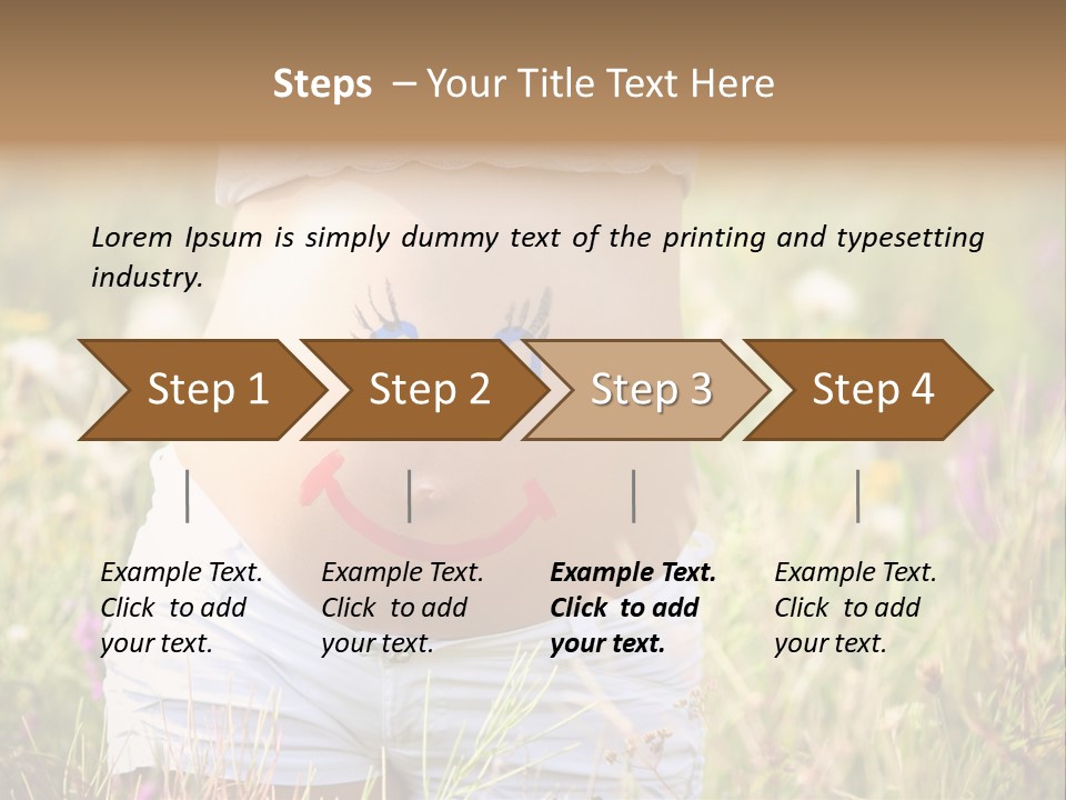 Cute Home Parenting PowerPoint Template