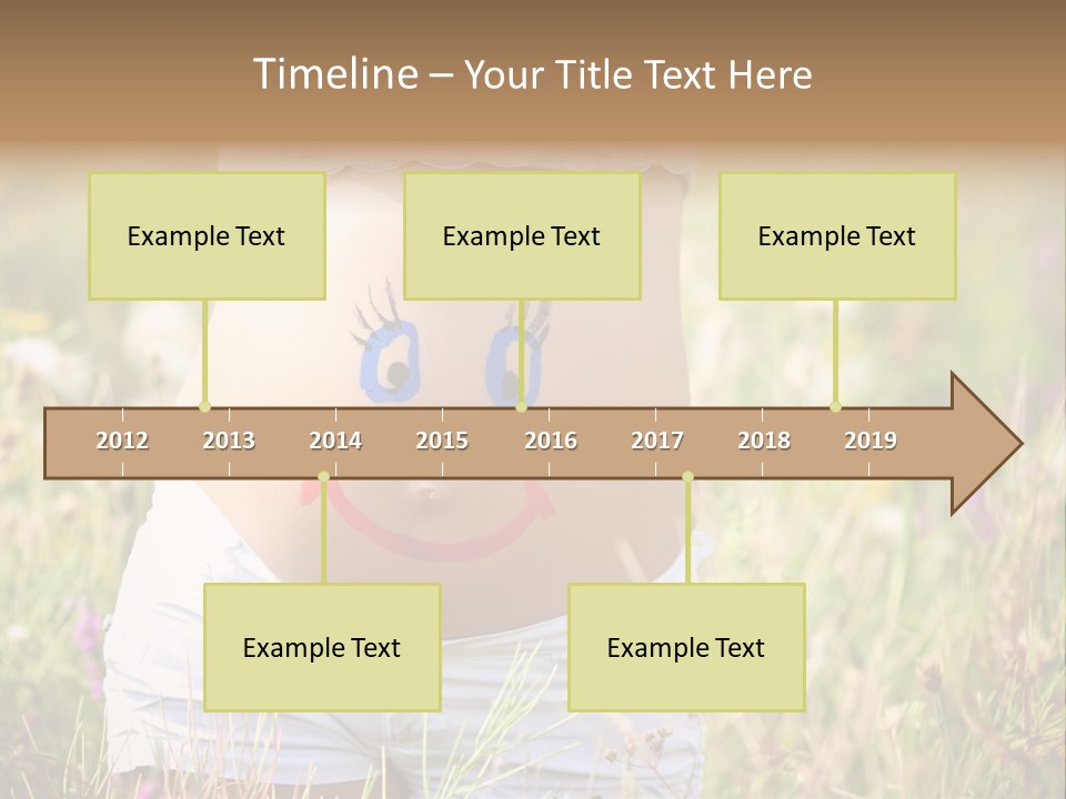 Cute Home Parenting PowerPoint Template