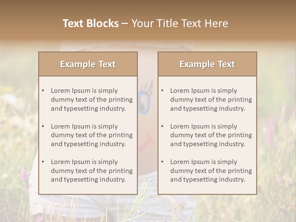 Cute Home Parenting PowerPoint Template