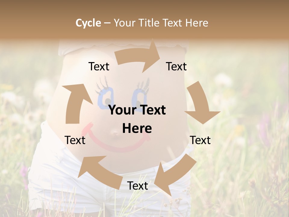 Cute Home Parenting PowerPoint Template