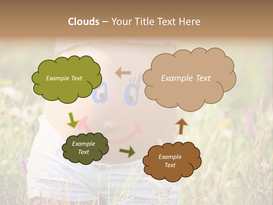 Cute Home Parenting PowerPoint Template