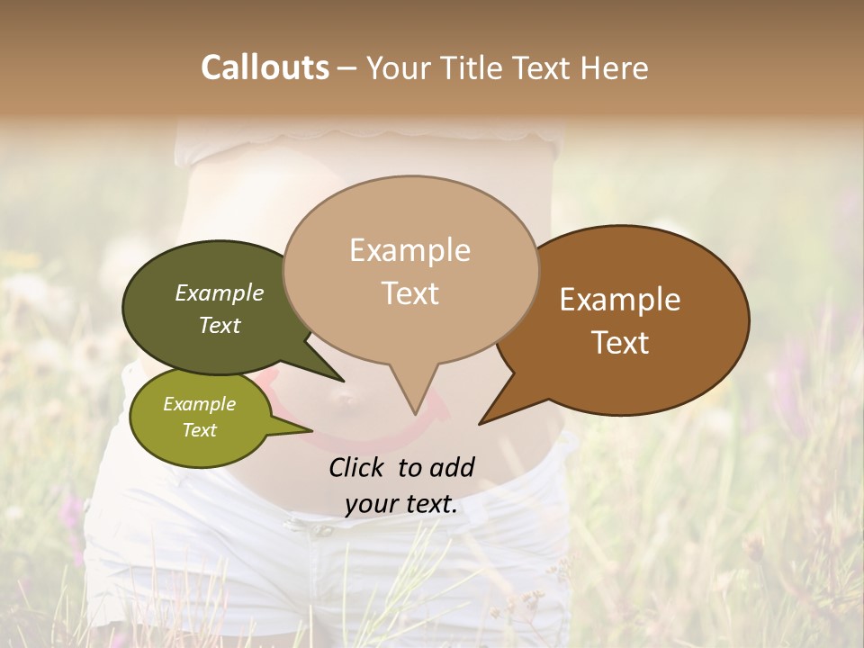 Cute Home Parenting PowerPoint Template