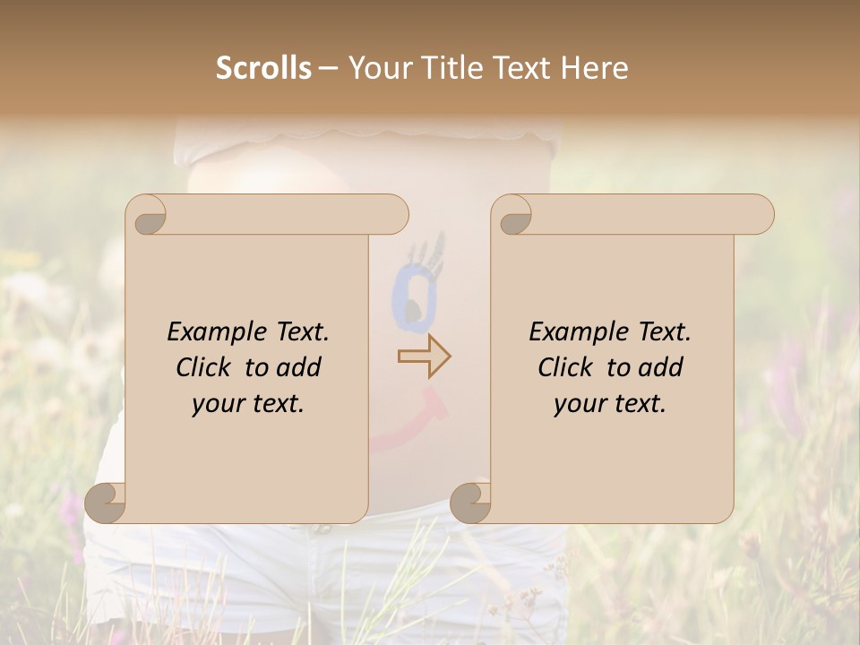 Cute Home Parenting PowerPoint Template